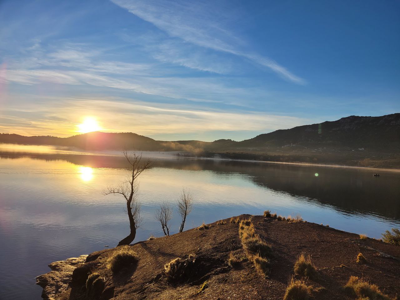 Photo lac hiver
